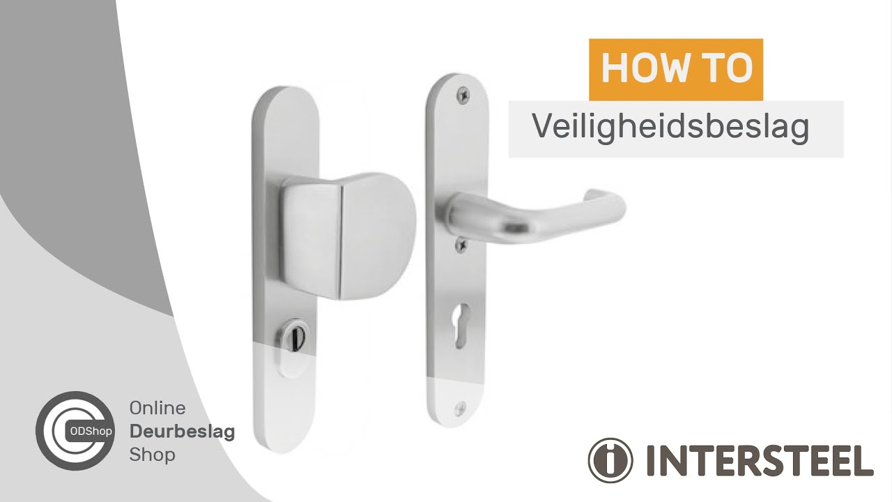 Hoe monteer ik veiligheids deurbeslag op mijn voordeur