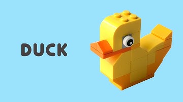 DUCK using LEGO blocks | LEGO Classic | Activity videos for kids | How to build