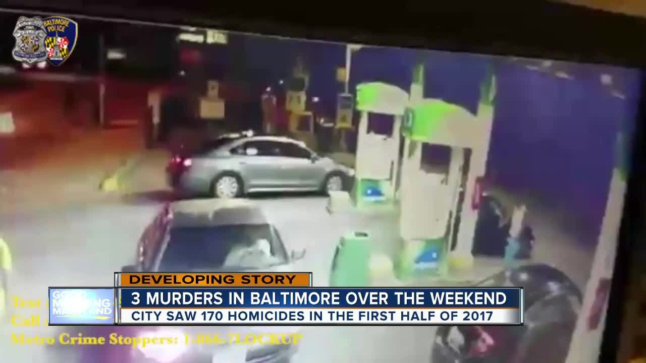 3 murders reported in Baltimore over the weekend YouTube