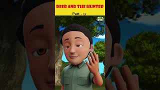 Deer and the Hunter Part-3|#cartoonstories #cartoonstories #bedtimemoralstories #shorts #ytshorts