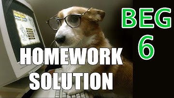 |Homework 6| Beginner C++ Game Programming
