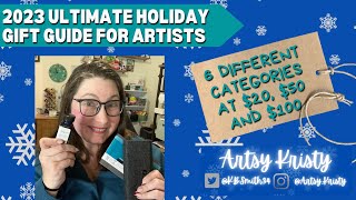 2023 Ultimate Gift Guide for Artists
Its finally here! I worked really hard on this gift guide for you all - I hope it gives some helpful ideas for gifting!
All amazon links are affiliate links, as is my Sketchbox shop sketch link! Theres no extra cost to you but shopping through my links definitely helps out the channel!
Watercolor Beginner:
Stocking Stuffer:
Travel Watercolor Brush Set: https://amzn.to/3R4hISJ
$50 Gift Add on:
Meiliang Pretty Excellent Set of 36: https://amzn.to/3U2j1ol
Stillman and Bern Beta Series Sketchbook:
Softcover: https://amzn.to/48uNPlI
Hardcover: https://amzn.to/3Gn4yLC
$100 Gift Add on:
Remove Pretty Excellent Paints and replace with Rosa Gallery 28 Set: https://amzn.to/3T13Afq
Art Whale Metallic Watercolor Palette: https://amzn.to/46xw2IR
Watercolor Artist:
Stocking Stuffer:
Caran D’Ache Palette: https://amzn.to/3N23sIT
Derwent Sketching WC Pencil Set: https://amzn.to/3GsR7cN
$50 Gift Add on:
Mimik Travel Brush Set: https://amzn.to/3T5syuk OR
Etchr A5 Cold Pressed Mixed Media Sketchbook: https://amzn.to/3GmUAK8
$100 Gift Add on:
Paint Puck https://amzn.to/47AZe31 OR
Kuretake Gansai Tambi Art Nouveau 24 Set: https://amzn.to/4a1VGZd
Colored Pencil Enthusiast:
Stocking Stuffer:
TGAAL Sharpener: https://amzn.to/49VEgxx
$50 Gift Add on:
Brutfuner Macaron set of 72: https://amzn.to/3sN32zf
Strathmore Toned Tan Sketchbook: https://amzn.to/3SWSKam
$100 Gift Add on:
Derwent Drawing Pencils set of 40: https://amzn.to/46Btaeb
Switch out Sharpener for Derwent Sharpener: https://amzn.to/3N1agWX
Graphite Lover:
Stocking Stuffer:
Prismacolor Graphite Set: https://amzn.to/47UBYg7
Arrtx Graphite Pencil Set: https://amzn.to/3uvtWMk
$50 Gift Add on:
Micron Deluxe Set: https://amzn.to/3N7OO2O
Stillman and Bern Sketchbook:
Gamma - Medium Grain Ivory Paper: https://amzn.to/3uE4kx7
Epsilon - Smooth White Paper: https://amzn.to/3RkWAbU
Graphitint
Paint Pan Set: https://amzn.to/3GmWMRS
$100 Gift Add on:
Sub out for Graphitint XL Blocks: https://amzn.to/414DwlM
Blending Stumps: https://amzn.to/3N8X0Qb
Viarco Art Graf Tailors Chalk in White: https://amzn.to/46wSBh3
Or Prismacolor White Pencil ($2) at Michaels
Illustrators:
Stocking Stuffer:
Tombow Fudenosuke Brush Tip Pens Dual Pack: https://amzn.to/41iT85j
White Posca Ultra Fine 3 Pack: https://amzn.to/3GmXiPF
$50 Gift Add on:
Sketchbook:
Rendr: https://amzn.to/3RpkoM8
Ohuhu: https://amzn.to/3TaHvLk
Ohuhu 48 Set Brush and Chisel: https://amzn.to/3RhJYlX
$100 Gift Add on:
Upgrade to Ohuhu 104 Brush and Chisel Set: https://amzn.to/49Xy1ZU
Ink Dabblers:
Stocking Stuffer:
Glass Dip Pen Set: https://amzn.to/3N39pW4
Pentel Ink Brush: https://amzn.to/3Rp4JMO
$50 Gift Add on:
Stillman and Bern Beta Series Sketchbook:
Softcover: https://amzn.to/3R4hISJ
Hardcover: https://amzn.to/3Gn4yLC
Derwent Inktense Products:
Paint Paint Set #2: https://amzn.to/40XhQYJ
XL Blocks: https://amzn.to/3N7PSUm
$100 Gift Add on:
Fountain Pen
Hongdian: https://amzn.to/3T1RhiU
Writing Ink:
Diamine Ink Set: https://amzn.to/46Bo8hG
Ferris Wheel Press Link: https://ferriswheelpress.com/
Birmingham Inks: https://www.birminghampens.com/
My Favorite Small Business Upgrades:
IUILE Watercolors: https://www.etsy.com/shop/IUILE
Arts to Embers Palettes: https://www.etsy.com/shop/ArtstoEmbers
Skrim Watercolors: https://skrim-watercolors.com/en-us/collections/all
Artsi Rosi Sketchbooks: https://www.etsy.com/shop/ArtsiRosi
Sisters Ink: https://www.sistersink.com.au/
Sketchbox Subscriptions: https://shopsketch.com/discount/5HH6TA3D74ET?redirect=/pages/ambassador-storefront&lc_ambassador_id=Y3VzdG9tZXI6MjIyMjYyOA
Time Stamps:
0:00 - Intro
1:45 - Watercolor Beginners
7:55 - Watercolor Experts
16:00 - Colored Pencil Enthusiasts
21:26 - Graphite Lovers
28:53 - Marker Illustrators
36:15 - Ink Dabblers
43:22 - Small Business Upgrades and Shoutouts
51:20 - Final Thoughts
Thanks for watching my channel! You can check out more of my art on in the following places:
Instagram: @artsy_kristy
Twitter: @kbsmith34
Blog: https://artsybitsbyk.blogspot.com/
Twitch: https://www.twitch.tv/kbsmith34
Intro Video and Subscriber Watermark created by LitBooks: https://twitter.com/Litbooks1 2023 Ultimate Gift Guide for Artists