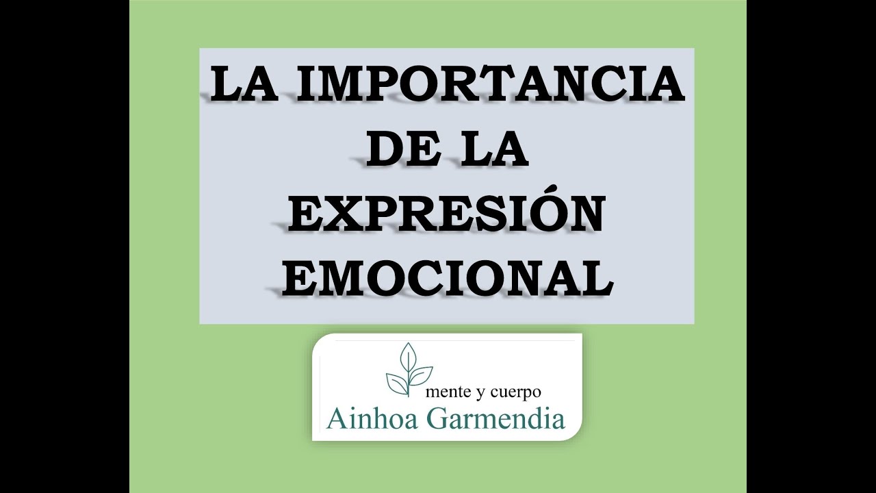 LIBERAR LA CARGA EMOCIONAL YouTube