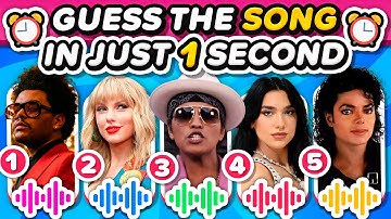 Guess the Song in just 1 Second | Music Quiz Challenge