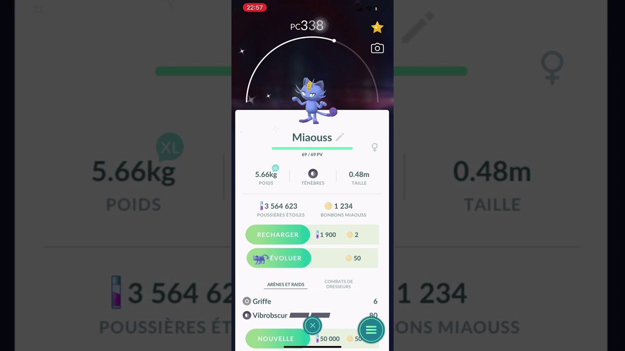 Shadow Galarian Meowth (Pokémon GO