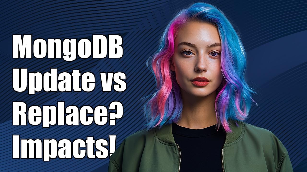 Mongodb implications of update versus replace - YouTube