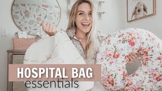 WHAT&#39;S IN MY HOSPITAL BAG FOR LABOR AND DELIVERY! 2019 | Lauren Self