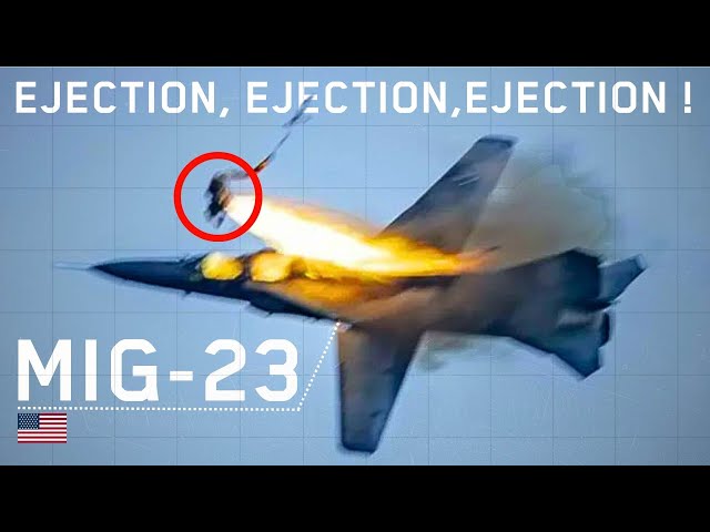 EJECTION EN MIG 23 AUX USA !