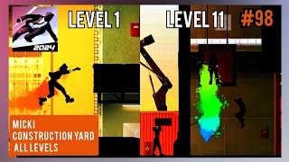 #98 MICKI CONSTRUCTION YARD 1 - 11 ALL LEVELS (Level 12?) ➲ Vector 2.2.3