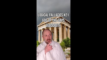 Logical fallacies, part 21. God of the gaps, a.k.a. goddidit.