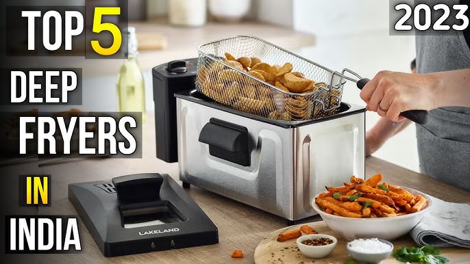 Secura 1700-Watt Stainless-Steel Triple Basket Electric Deep Fryer with Timer