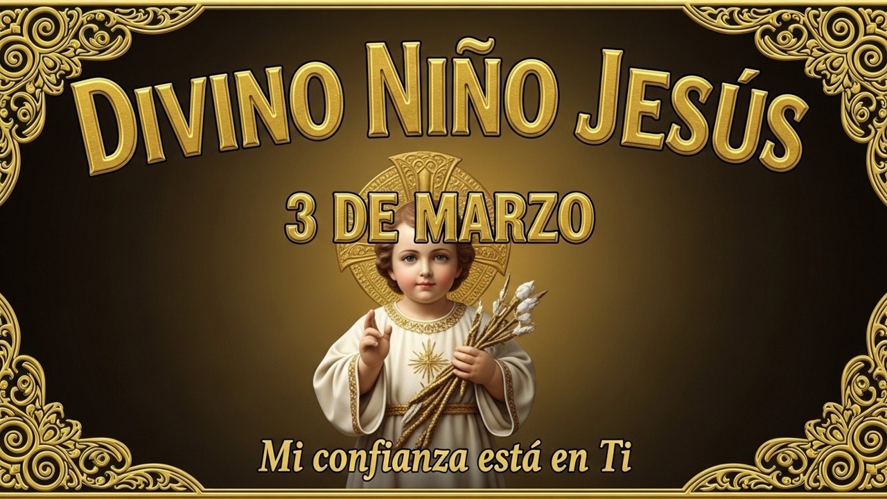 Rosario al Divino Niño Jesús: Oración de fe en Cuaresma.