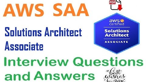 Part#13| AWS  SAA | AWS Certified Solutions Architect Associate (SAA)| Interview Questions & Answers