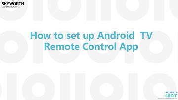 Steps on how to set up Android TV Remote Control App for STC6200 Series