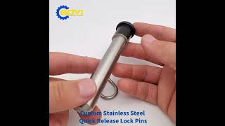 Round handle stainless steel Hitch Pin with R Clip