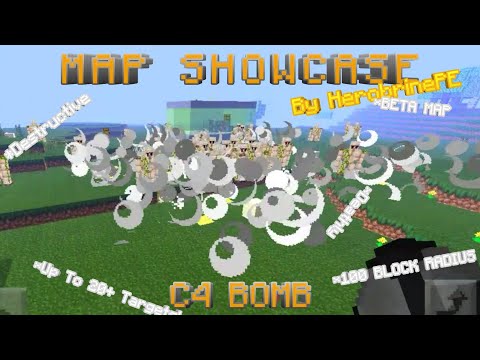 Map Showcase - C4 BOMB - By HerobrinePE - MCBE 1.16.0.58