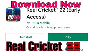How To Download Real Cricket 22 (Without VPN) On Playstore screenshot 5