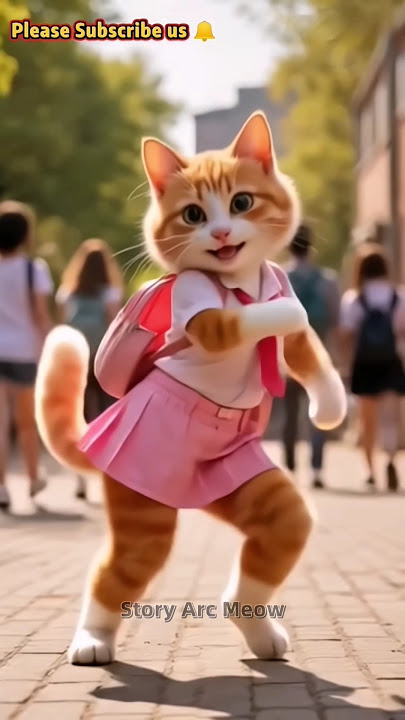 Meow Kitten Dance 💃😻 #shorts #shortsfeed #usacats #cutecat #catshorts