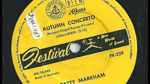 Patty Markham - Autumn Concerto - 1962 - Festival FK-229