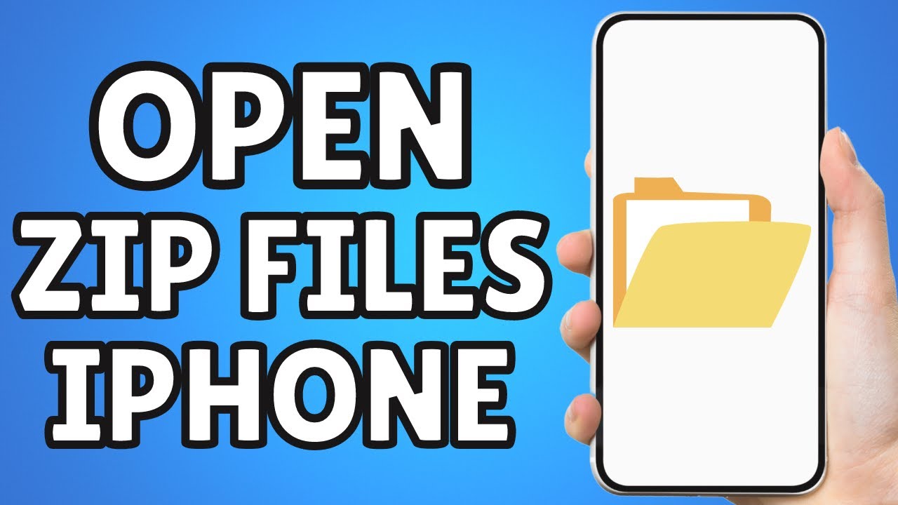 How To Zip File Open In Iphone - YouTube