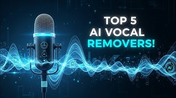 “Top 5 Free AI Vocal Remover Tools (2025) – Remove Vocals in Seconds!”