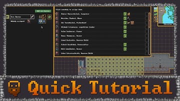 Dwarf Fortress - Quick Tutorial - Burrows