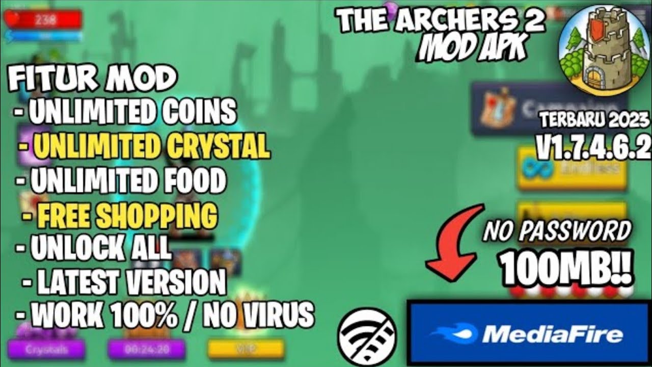 The Archers 2 Mod Apk Terbaru 2024 Version 1.7.5.0.9 Unlimited
