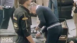 Team Lotus prepares for the 1978 British F1 Grand Prix at Brands Hacht the cars