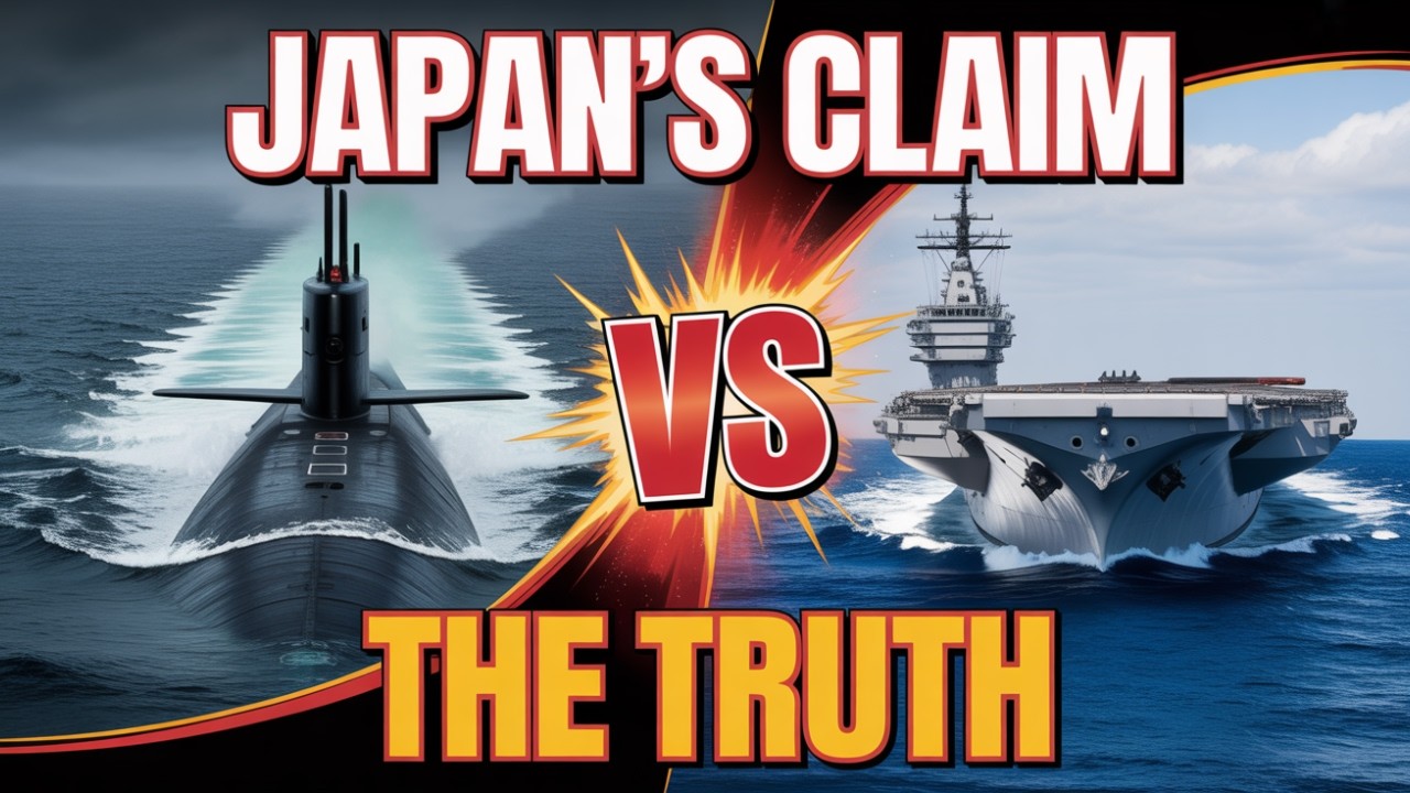 Япония заявляет, что её подводные лодки могут потопить Фуцзянь. Правда раскрыта.