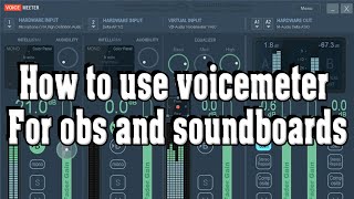 How to setup voice meter for obs and soundboard screenshot 5