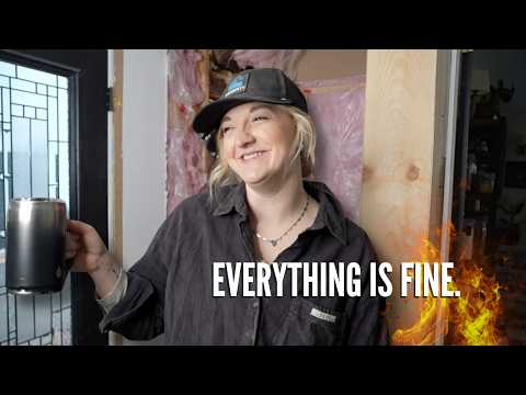 Major Updates: DIY Entryway Renovation! | Rotted Walls, Faux Beam & DIY Transom (ep 3)