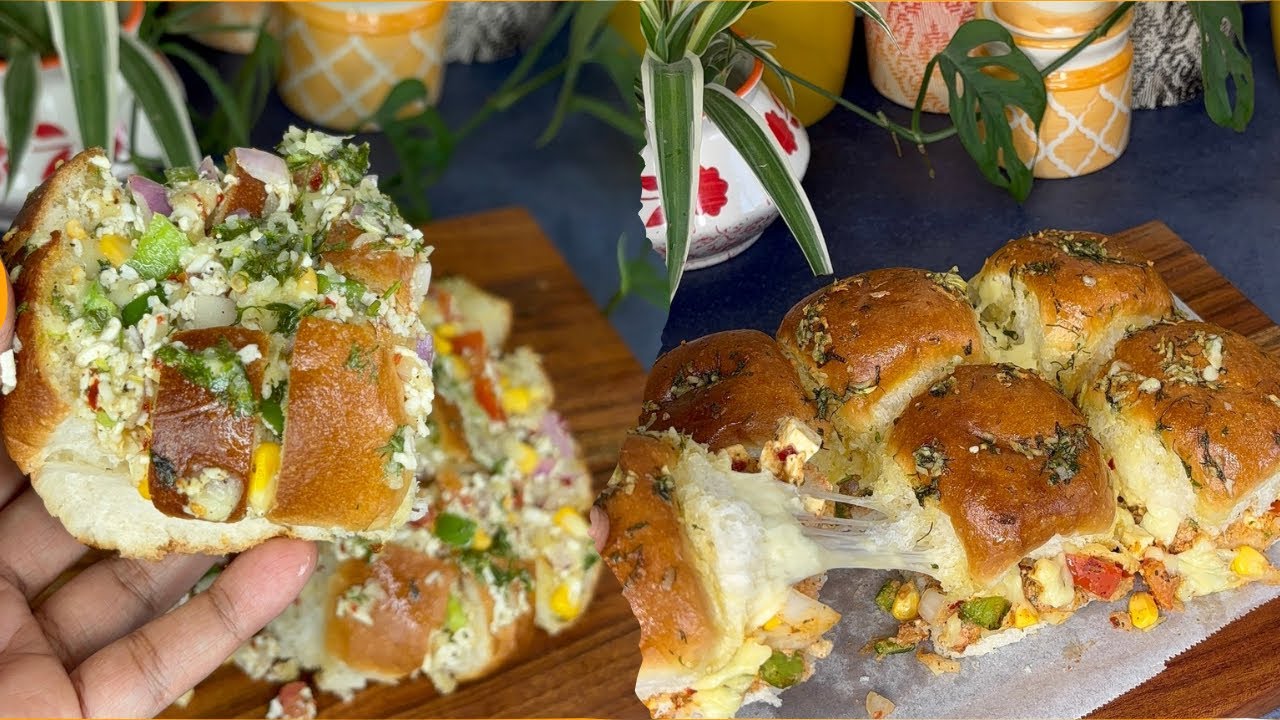 🧀Double Cheese Blast & Cheesy Pull Apart Garlic Bread & Cheesy Pav Slider Recipe | Easy Party Snack 