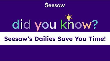 Did You Know?.. Seesaw