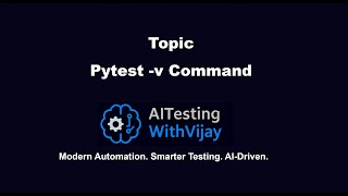 Pytest -v Command Explained | How to Use Verbose Mode in Pytest