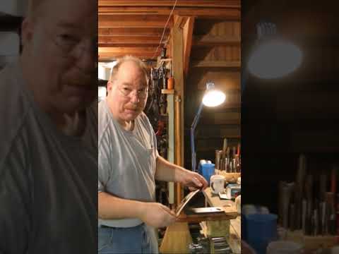 Sharpening a Draw Knife - Pt 12 - Flatten The Back