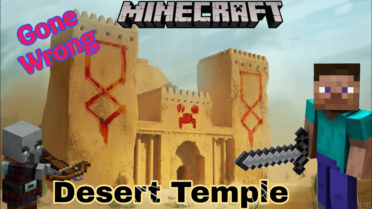 I Found Desert Temple in Minecraft Gone Wrong / Survival Series ...
