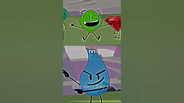 Teardrop vs Leafy | BFDI 1v1 #shorts