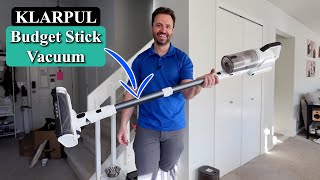 Demonstratie en review van de KLARPUL steelstofzuiger - een budgetvriendelijke stofzuiger!