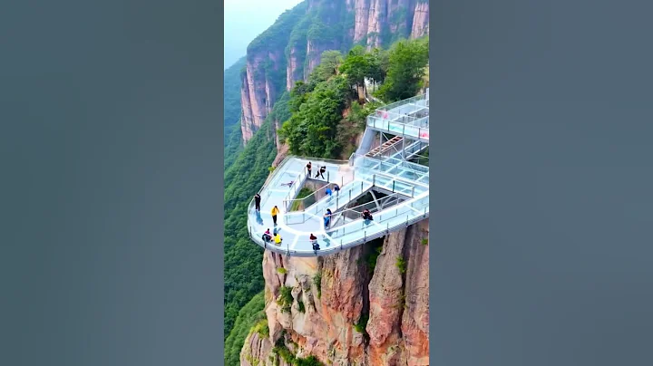 Glass Bridge Collapses With Crowd On Top! 🌉😱#shorts