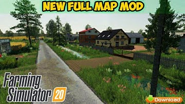 FS 20 New Map Mod with Big filed  download.
