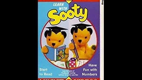 Learn With Sooty - Start To Read / Have Fun With Numbers complete vhs 2 on 1 Tape