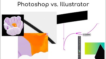 Photoshop vs. Illustrator (Raster vs. Vector Program Basics)