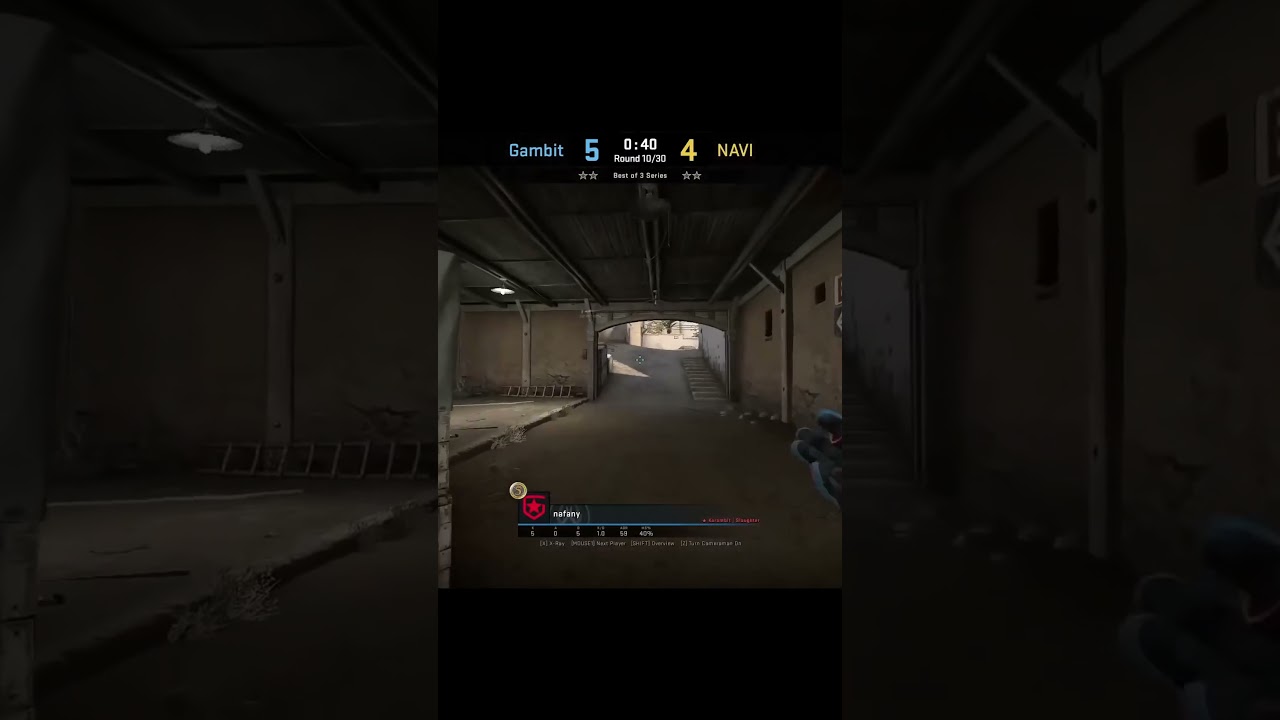 Gambit nafany Dust2 Smoke Body Block (CS:GO Tricks)