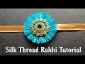 Silk Thread Rakhi Tutorial|| How to Make Rakhi|| Rakhi Making Tutorial|| How to Make Thread rakhi