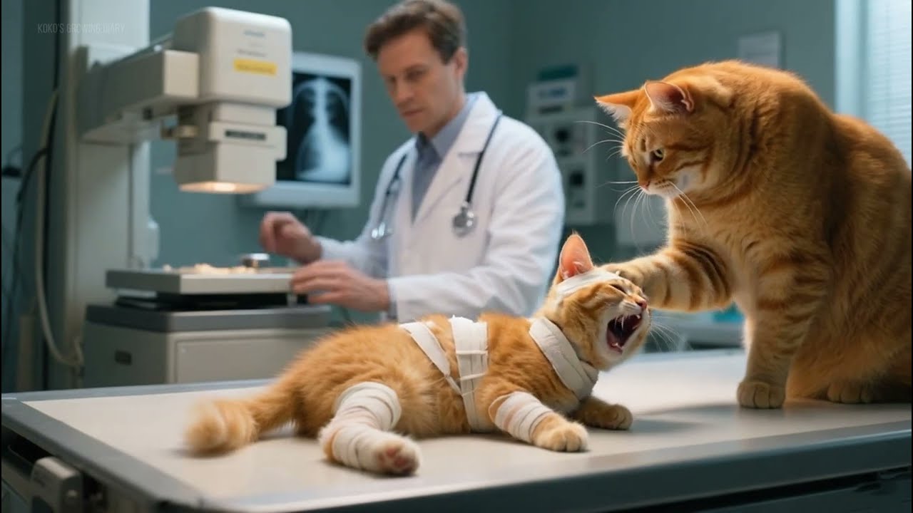 🐱 Koko Falls Off a Bike, and Mom Rushes Her to the Hospital 🚲❤️ 