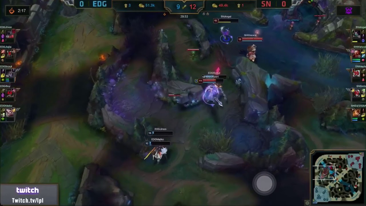 Highlight SN vs EDG game 1 LPL sumer 2019 W11Day3 by Dũng