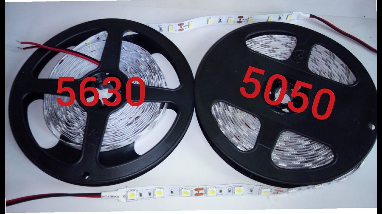 Светодиодная лента 5630 или 5050? - YouTube