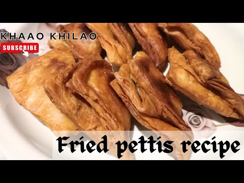 हलवाई स्टाइल Fried egg pettis recipe || घर पर बनाएं egg pettis easy ...