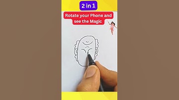 Do you see Happy Face or Sad face #face #art #creative #viral #drawing #shorts