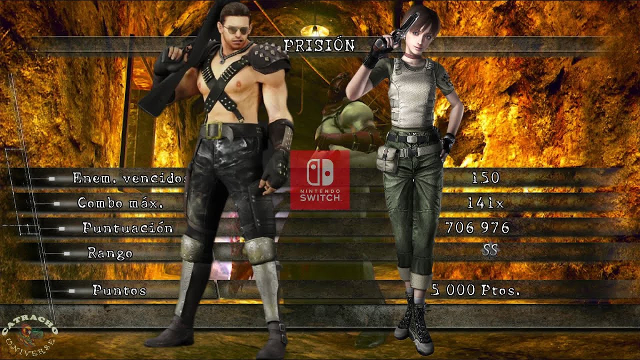 La prisión (706,976) | Rebecca Chambers (S.T.A.R.S) & Chris Redfield (WARRIOR) | RE5 | NS